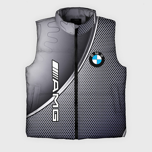 Мужской жилет BMW metalic auto metal / 3D-Черный – фото 1