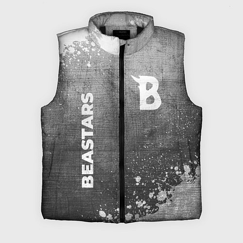 Мужской жилет Beastars - grey gradient вертикально / 3D-Черный – фото 1