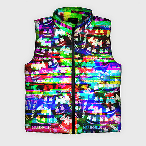 Мужской жилет Marshmello music краски / 3D-Черный – фото 1