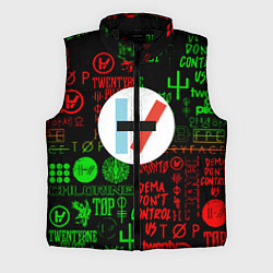 Мужской жилет Twenty one pilots music steel, цвет: 3D-черный