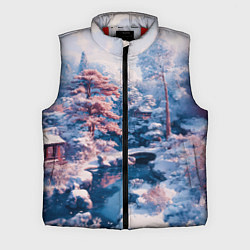 Мужской жилет Японская зима в сельской местности
