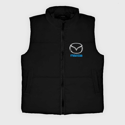 Мужской жилет Mazda logo auto / 3D-Черный – фото 1