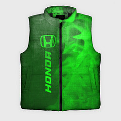 Мужской жилет Honda - green gradient по-вертикали, цвет: 3D-черный