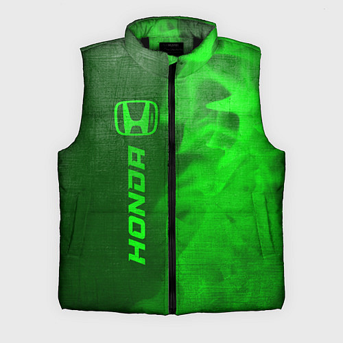 Мужской жилет Honda - green gradient по-вертикали / 3D-Черный – фото 1