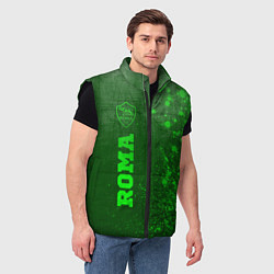 Мужской жилет Roma - green gradient по-вертикали, цвет: 3D-черный — фото 2