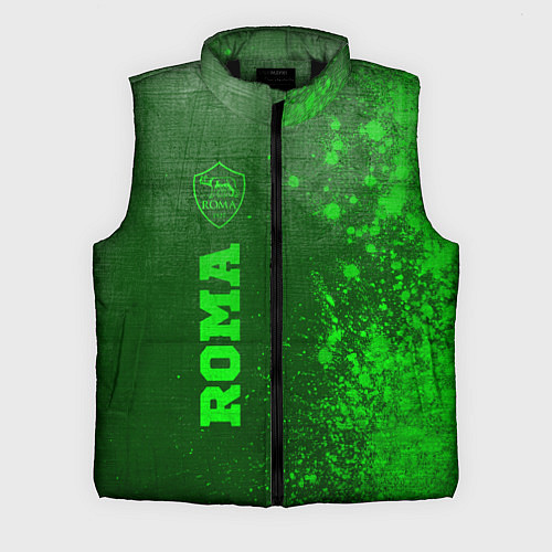 Мужской жилет Roma - green gradient по-вертикали / 3D-Черный – фото 1