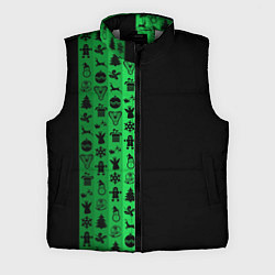 Мужской жилет Новогодние узоры