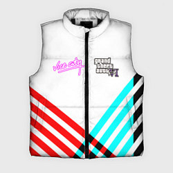Мужской жилет GTA6 vice city line, цвет: 3D-черный