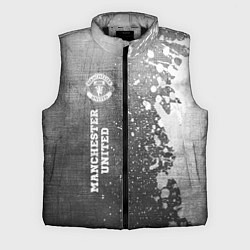 Мужской жилет Manchester United - grey gradient по-вертикали, цвет: 3D-черный