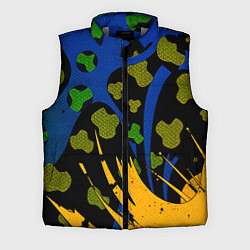 Мужской жилет Абстрактные пятна леопарда, цвет: 3D-светло-серый