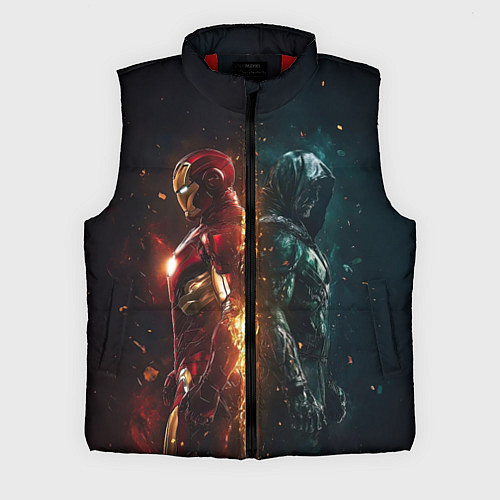 Мужской жилет Железный Человек - Доктор Дум / 3D-Красный – фото 1