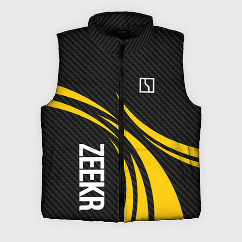 Мужской жилет Zeekr - yellow color / 3D-Черный – фото 1