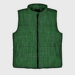 Мужской жилет Хвойный коврик, цвет: 3D-черный