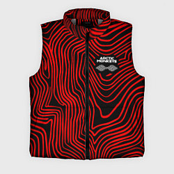 Мужской жилет Arctic Monkeys - красные линии