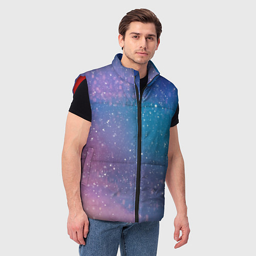 Мужской жилет Winter falls gradient / 3D-Красный – фото 3