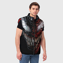 Мужской жилет Веном и Карнаж, цвет: 3D-красный — фото 2
