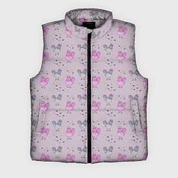 Мужской жилет Голуби и семечки, цвет: 3D-светло-серый