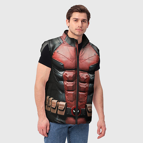Мужской жилет Костюм Дэдпула / 3D-Светло-серый – фото 3