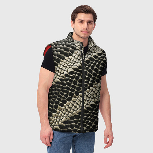 Мужской жилет Будь в тренде змеи / 3D-Красный – фото 3