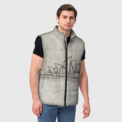 Мужской жилет Сидней, цвет: 3D-черный — фото 2