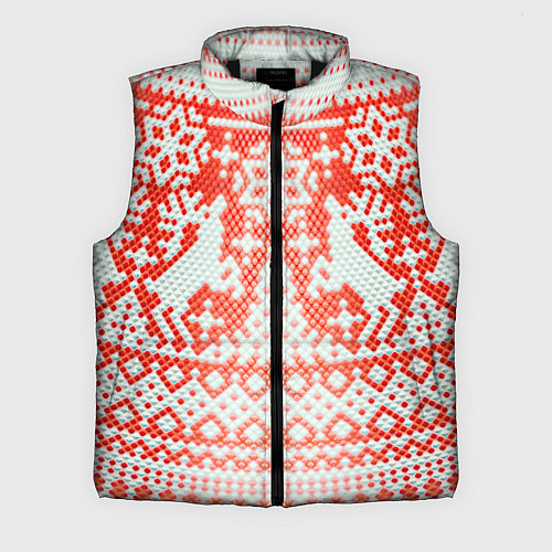 Мужской жилет Новогодняя шкура змеи / 3D-Черный – фото 1