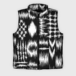 Мужской жилет Штриховка - геометрическая абстракция