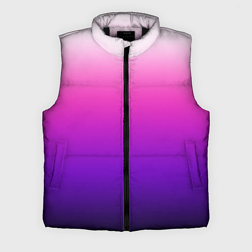 Мужской жилет Градиент Argon розово-фиолетовый / 3D-Черный – фото 1