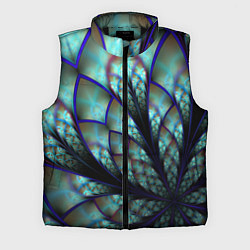Мужской жилет Абстракция неон, цвет: 3D-черный