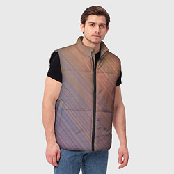 Мужской жилет Градиент в полоску, цвет: 3D-черный — фото 2