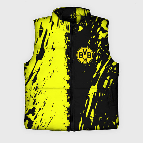 Мужской жилет Borussia краски текстура / 3D-Черный – фото 1