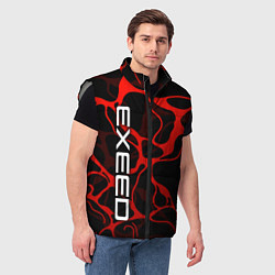 Мужской жилет Exeed - red liquid, цвет: 3D-светло-серый — фото 2