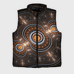Мужской жилет Психоделкиа узоров, цвет: 3D-черный