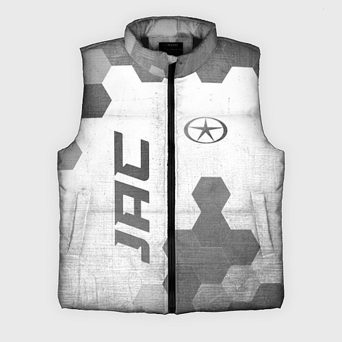 Мужской жилет JAC - white gradient вертикально / 3D-Черный – фото 1