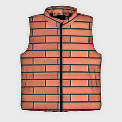 Мужской жилет Кирпичная кладка строителя от Бога