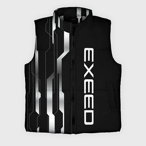 Мужской жилет Exeed - металлические полосы / 3D-Светло-серый – фото 1