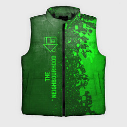 Мужской жилет The Neighbourhood - green gradient по-вертикали