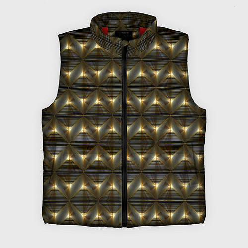 Мужской жилет Золотое сияние / 3D-Красный – фото 1