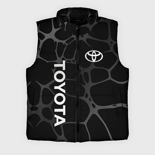 Мужской жилет Toyota - монохромный аква / 3D-Черный – фото 1
