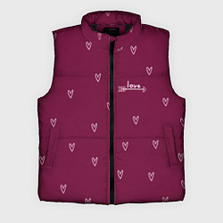 Мужской жилет Сердца ко дню Святого Валентина