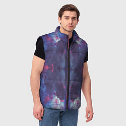 Мужской жилет Космическая паутина, цвет: 3D-черный — фото 2