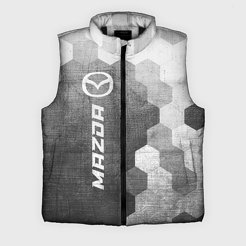 Мужской жилет Mazda - grey gradient по-вертикали / 3D-Черный – фото 1
