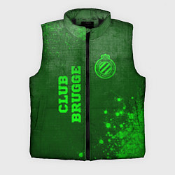 Мужской жилет Club Brugge - green gradient вертикально