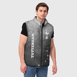 Мужской жилет Tottenham - grey gradient вертикально, цвет: 3D-черный — фото 2
