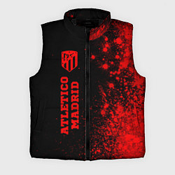 Мужской жилет Atletico Madrid - red gradient по-вертикали, цвет: 3D-черный