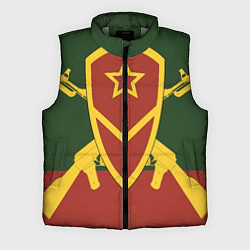 Мужской жилет Мотострелковые войска: герб со щитом