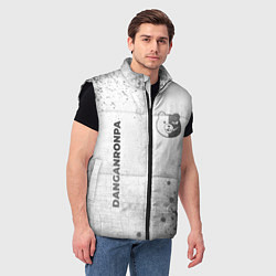 Мужской жилет Danganronpa - white gradient вертикально, цвет: 3D-черный — фото 2