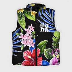 Мужской жилет Tropical flowers - aloha