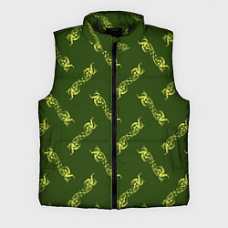 Мужской жилет Винтажная роспись, цвет: 3D-черный