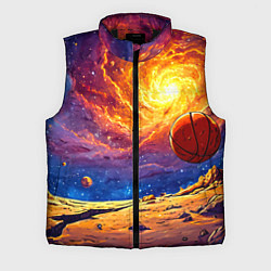 Мужской жилет Баскетбольный мяч и космос