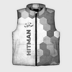 Мужской жилет Hitman - white gradient по-вертикали